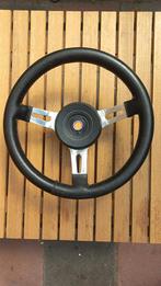 Sportstuur leer met gepolijste spaken diameter 33 cm, Ophalen, Gebruikt, Triumph