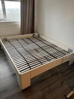 Bedframe inclusief lattebodem, Ophalen, Eenpersoons, Wit, Zo goed als nieuw