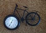 Fiets klok, Huis en Inrichting, Woonaccessoires | Klokken, Ophalen, Zo goed als nieuw, Analoog, Wekker of Tafelklok