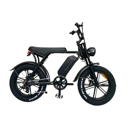 OUXI V8 - zwarte fatbike met kettingslot!!, Fietsen en Brommers, Elektrische fietsen, Zo goed als nieuw, Overige merken, 50 km per accu of meer