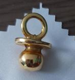 Hanger speen - goudkleurig, Ophalen of Verzenden, Zo goed als nieuw, Goud, Overige materialen