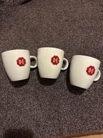 3 Douwe Egberts Mokken - Zo Goed Als Nieuw!, Huis en Inrichting, Keuken | Servies, Ophalen, Keramiek, Zo goed als nieuw, Effen