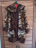 Carnaval jas en jurk tijgerprint duo man vrouw, Ophalen of Verzenden, Gedragen, Maat 56/58 (XL), Kleding