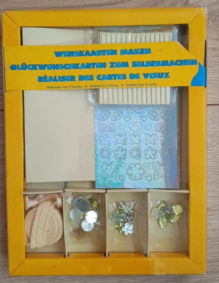 Kaarten Maak Set., Hobby en Vrije tijd, Kaarten | Zelf maken, Nieuw, Blanco kaart of Basiskaart, Overige thema's, Ophalen