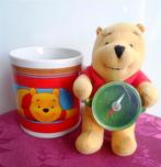 Beer Winnie the Pooh met kompas en porseleinen mok. Disney., Verzamelen, Ophalen of Verzenden, Zo goed als nieuw, Stoffen beer