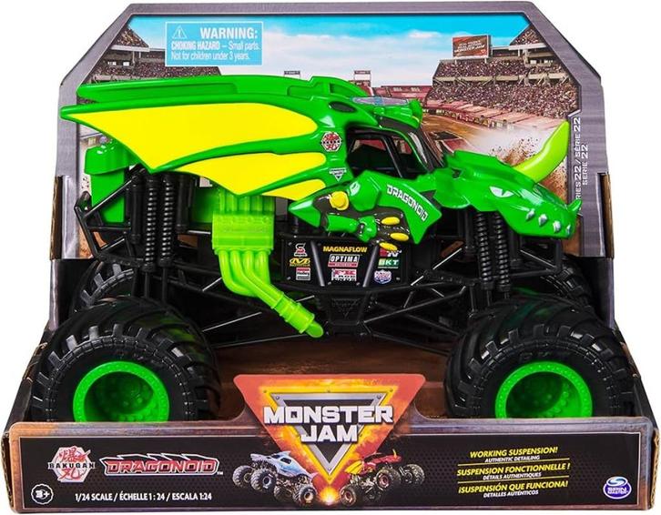 Monster Jam: 1:24 Bakugan Dragonoid serie 22, Kinderen en Baby's, Speelgoed | Speelgoedvoertuigen, Nieuw, Ophalen of Verzenden