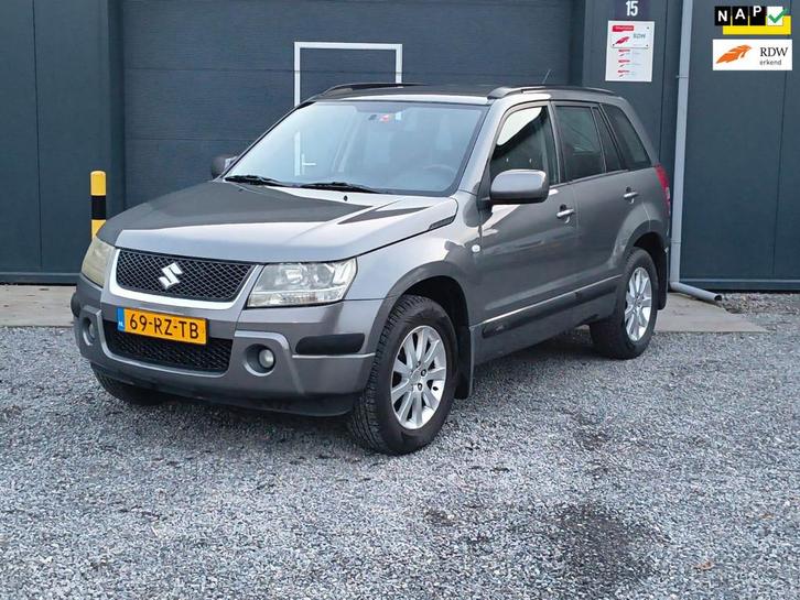 Suzuki Grand Vitara 2.0-16V Exclusive Dealer onderhouden 4x4, Auto's, Suzuki, Bedrijf, Te koop, Grand Vitara, 4x4, ABS, Airbags