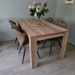 Zgan eettafel, Ophalen, 50 tot 100 cm, Zo goed als nieuw, 150 tot 200 cm