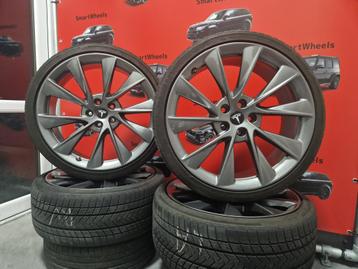 21 inch ORIGINEEL TESLA MODEL S PERFORMANCE VELGEN beschikbaar voor biedingen
