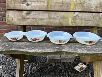 Schalen set met bloemen rozen AJ England Schott&Gen Jena beschikbaar voor biedingen