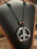 Boho statement ketting / peace / universeel, Ophalen of Verzenden, Nieuw, Overige materialen, Verstelbaar