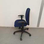 Trend Office bureaustoel - blauwe stof (verkleurd), Ophalen, Gebruikt, Blauw