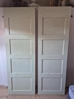 2 Oude paneeldeuren jaren 30, Ophalen, Gebruikt, Minder dan 80 cm, Overige typen