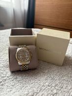 Michael Kors horloge goud/zilver, Sieraden, Tassen en Uiterlijk, Horloges | Dames, Staal, Gebruikt, Staal, Polshorloge