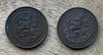 2 nette centen 1902 (a+b), Ophalen, Koningin Wilhelmina, 1 cent, Setje
