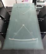 Gratis eettafel, Doe-het-zelf en Verbouw, Glas en Ramen, Ophalen, Zo goed als nieuw, Glasplaat, 160 cm of meer