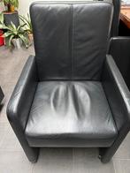 Eetkamerstoelen leer, Ophalen, Gebruikt, Zwart, Leer