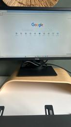 Laptopstandaard hout beeldschem standaard eiken, Ophalen of Verzenden, Zo goed als nieuw