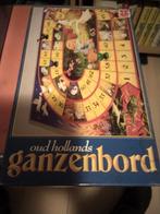 Oud Hollands ganzenbord  compleet € 5, Hobby en Vrije tijd, Gezelschapsspellen | Bordspellen, Vijf spelers of meer, Ophalen of Verzenden