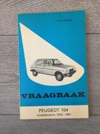 Vraagbaak Peugeot 104 1976-1981 P.H. Olving, Ophalen of Verzenden
