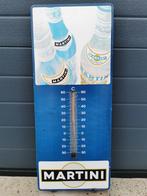 OUDE METALEN MARTINI THERMOMETER, Ophalen of Verzenden, Gebruikt, Reclamebord