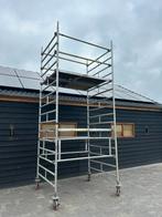 Layher ALU Rolsteiger 150x180cm (6m werkhoogte), Doe-het-zelf en Verbouw, Steigers, Ophalen of Verzenden, Zo goed als nieuw, Rolsteiger of Kamersteiger