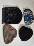 Set van 4 oude tasjes afkomstig van tasbeugels, Ophalen of Verzenden