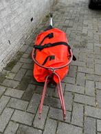 Fietskar met tas, Fietsen en Brommers, Fietsaccessoires | Aanhangers en Karren, Ophalen of Verzenden, Gebruikt, Bagagekar, Opvouwbaar