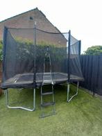 Salta trampoline met trapje en net, Gebruikt, Ophalen of Verzenden