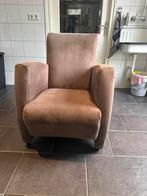 Stevige fauteuil met lichte gebruikssporen, Huis en Inrichting, Fauteuils, Gebruikt, 75 tot 100 cm, Ophalen of Verzenden, Stof