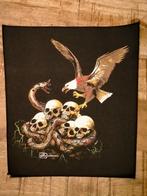 Skull Snake Eagle Adelaar vintage Gothic backpatch embleem, Verzenden, Zo goed als nieuw, Kleding