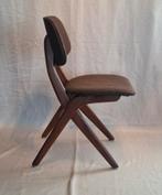 Vintage Louis van Teeffelen "Siccor" Stoel, Huis en Inrichting, Stoelen, Ophalen, Gebruikt, Bruin, Eén