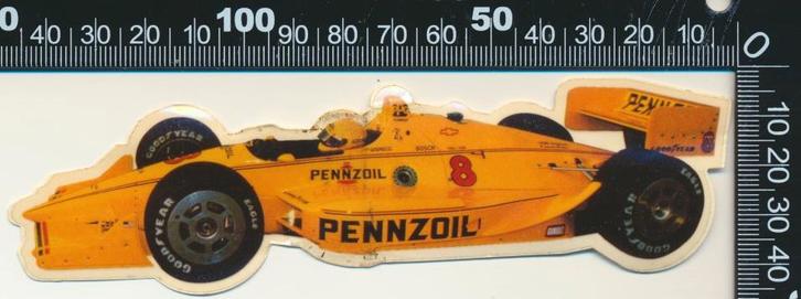Sticker: Pennzoil - Indycar (1), Verzamelen, Stickers, Zo goed als nieuw, Auto of Motor, Ophalen of Verzenden