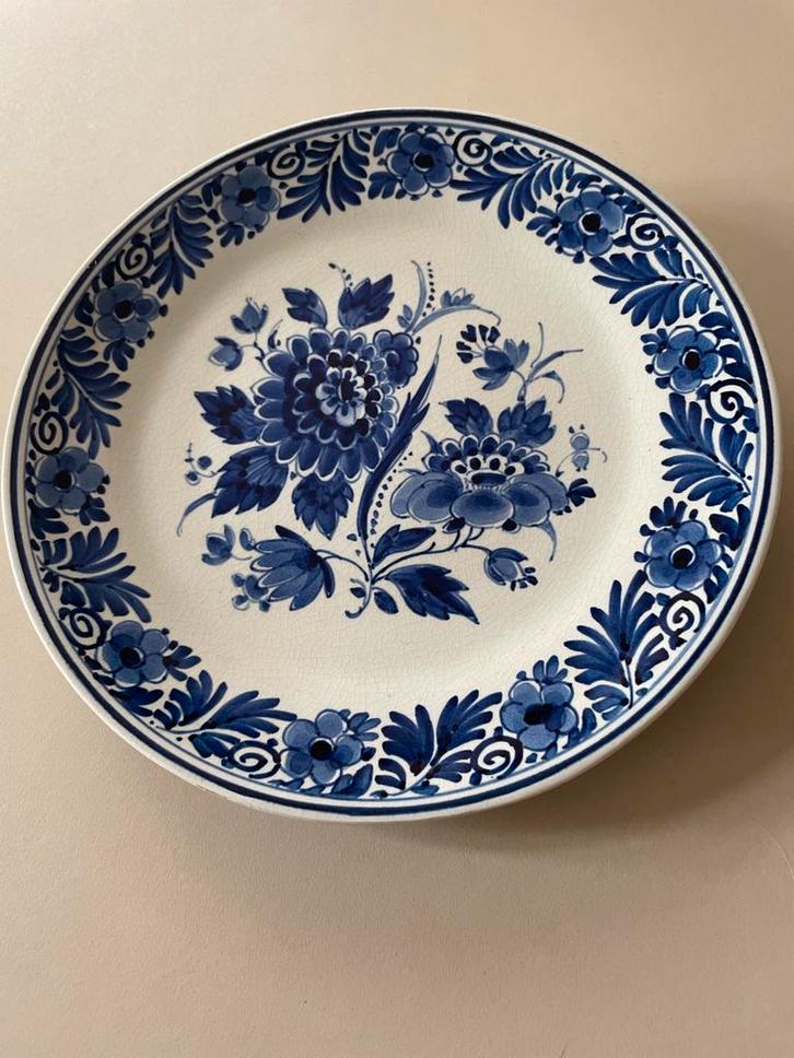 Delfts Blauw Bord, Royal Delft 1928, Antiek en Kunst, Antiek | Wandborden en Tegels, Ophalen of Verzenden