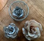 3x roos decoratie, Ophalen of Verzenden, Zo goed als nieuw