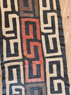 Afrikaanse Kuba Doek - Handgeweven Raffia Textiel Kunstobjec, Ophalen of Verzenden