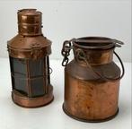 Koperen Melkbus & Antieke Lantaarn, Ophalen of Verzenden, Koper