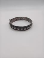 Djokja zilveren pin sluiting armband, Sieraden, Tassen en Uiterlijk, Ophalen of Verzenden, Zo goed als nieuw, Zilver, Zilver