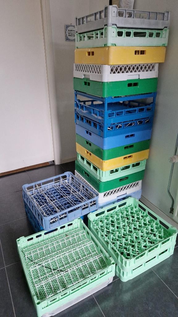 Vaatwaskorven 50x50cm per 5 stuks, Ophalen, Zo goed als nieuw