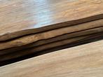 Boomstam Oud teak tafel Matrix of U - poot 260cm B keus, Huis en Inrichting, Tafels | Eettafels, Ophalen, Teakhout, 50 tot 100 cm