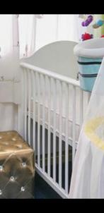 Ledikant babybed wit van babydump met matras, Gebruikt, Ophalen of Verzenden, Matras