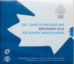 Slowakije BU set Olympische Winterspelen 2010 - oplage 25000, Postzegels en Munten, Munten | Europa | Euromunten, Ophalen of Verzenden