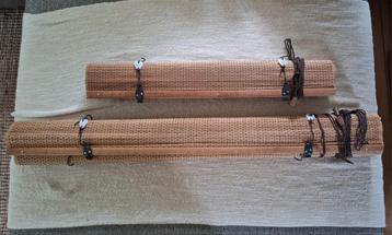 2x bamboe rolgordijn beschikbaar voor biedingen