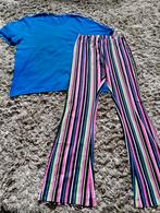 Gestreepte flared broek (L30) met shirt mt L The Sting, Kleding | Dames, Overige kleuren, Maat 42/44 (L), Ophalen of Verzenden