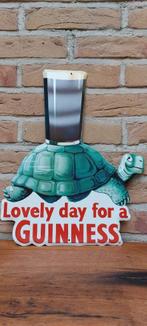 Zeldzaam reclamebord Guinness schildpad, Verzamelen, Nieuw, Overige merken, Reclamebord, Plaat of Schild, Ophalen of Verzenden