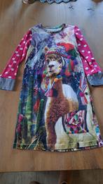 Jurk Nonna Nini, maat 134, alpaca print, Ophalen of Verzenden, Gebruikt, Nonna Nini, Meisje