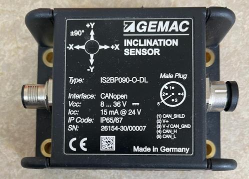 hoeksensor Gemac, met gyro, Hobby en Vrije tijd, Elektronica-componenten, Nieuw, Ophalen of Verzenden