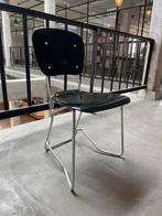 Stapelbare Aluflex stoelen van Armin Wirth, Verzenden, Zo goed als nieuw, Zwart, Eén