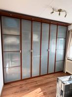 Grote IKEA Pax kast met melkglas deuren, Ophalen, Gebruikt, 200 cm of meer, Glas