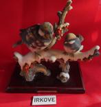 SCHATTIGE MUSSEN * Winter Beeldje *, Verzamelen, Beelden en Beeldjes, Verzenden, Zo goed als nieuw, Dier